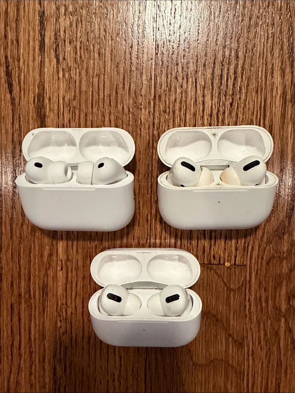 AirPods by Apple gently used 3 pairs!!!